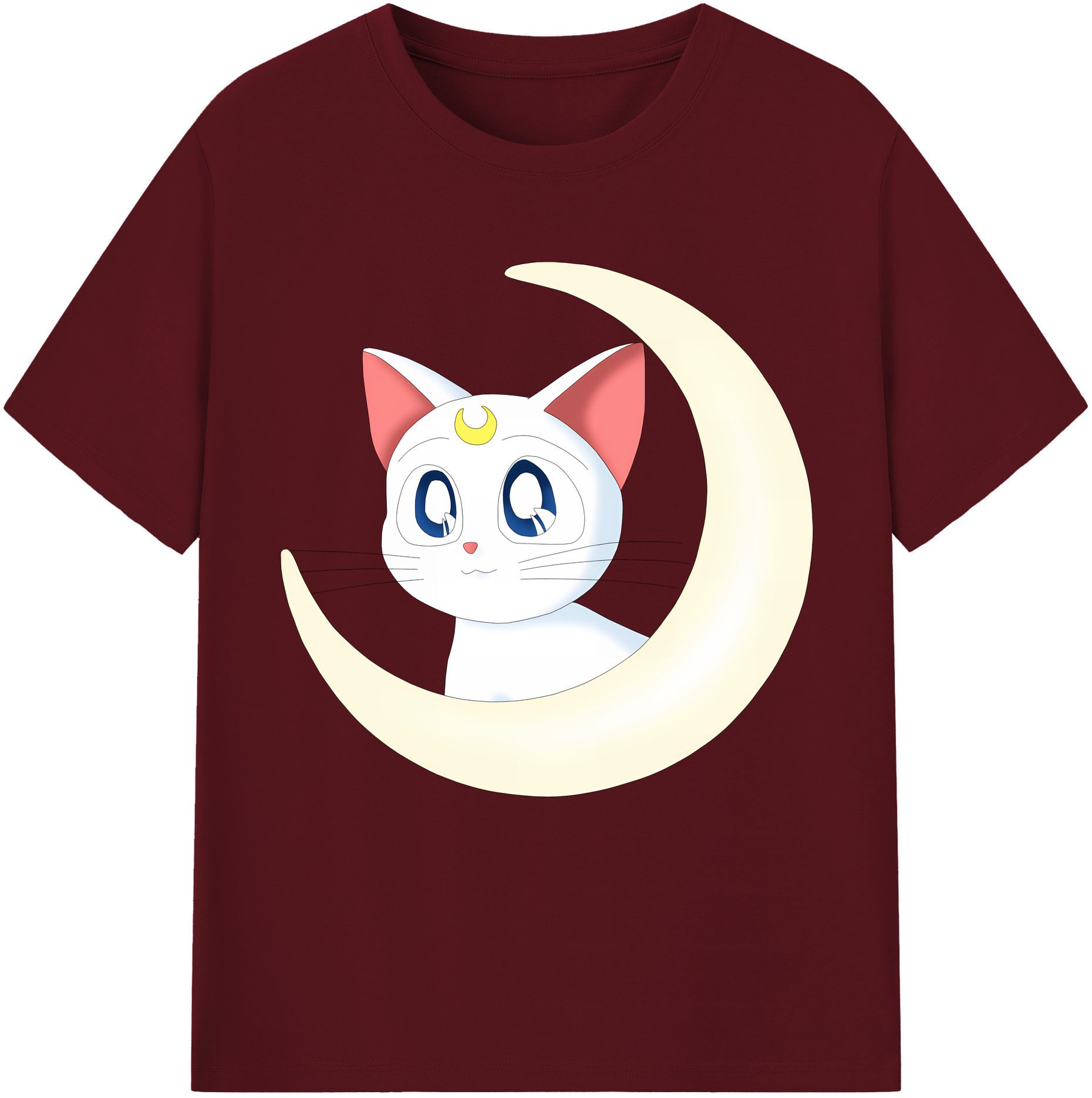 （画像用） 美少女戦士セーラームーン Sailor Moon 綿100％半袖Tシャツ（フロントプリント）